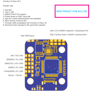 Airbot Omnibus F4 Nano V6.1 Flight Controller 5 - Airbot