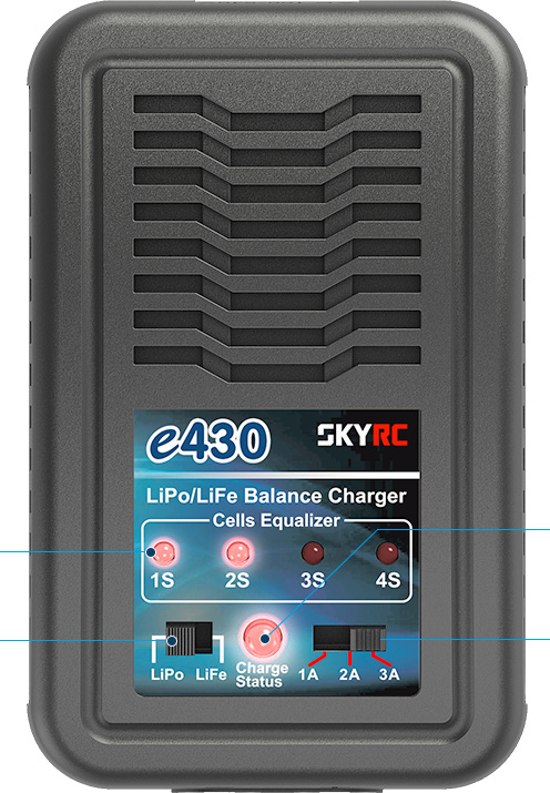 SkyRC e430 LiPo / LiFe(2-4s) Balance Charger