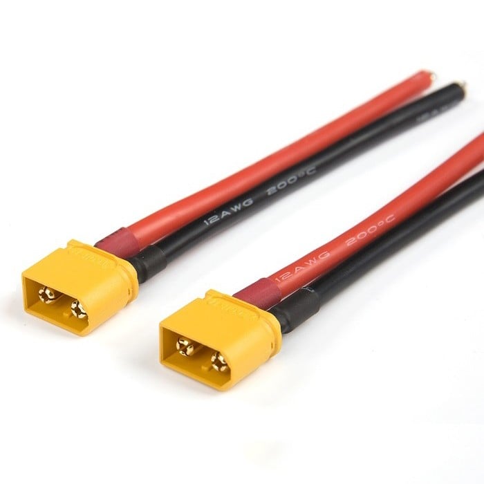 XT60 Lipo Pigtail 12AWG (1 PCS)