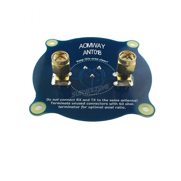 AOMWAY 5.8GHz Triple Feed 8dbi Patch Antenna (LHCP and RHCP in one) 5 - Aomway