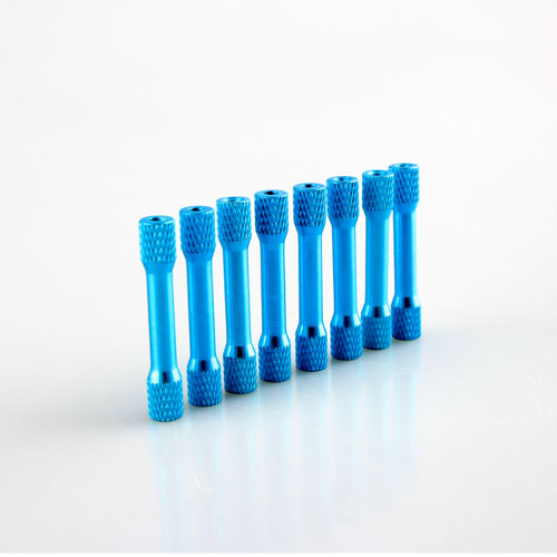 AstroX X5 "Silky" Version Aluminum Standoffs 35mm Blue MyFPV