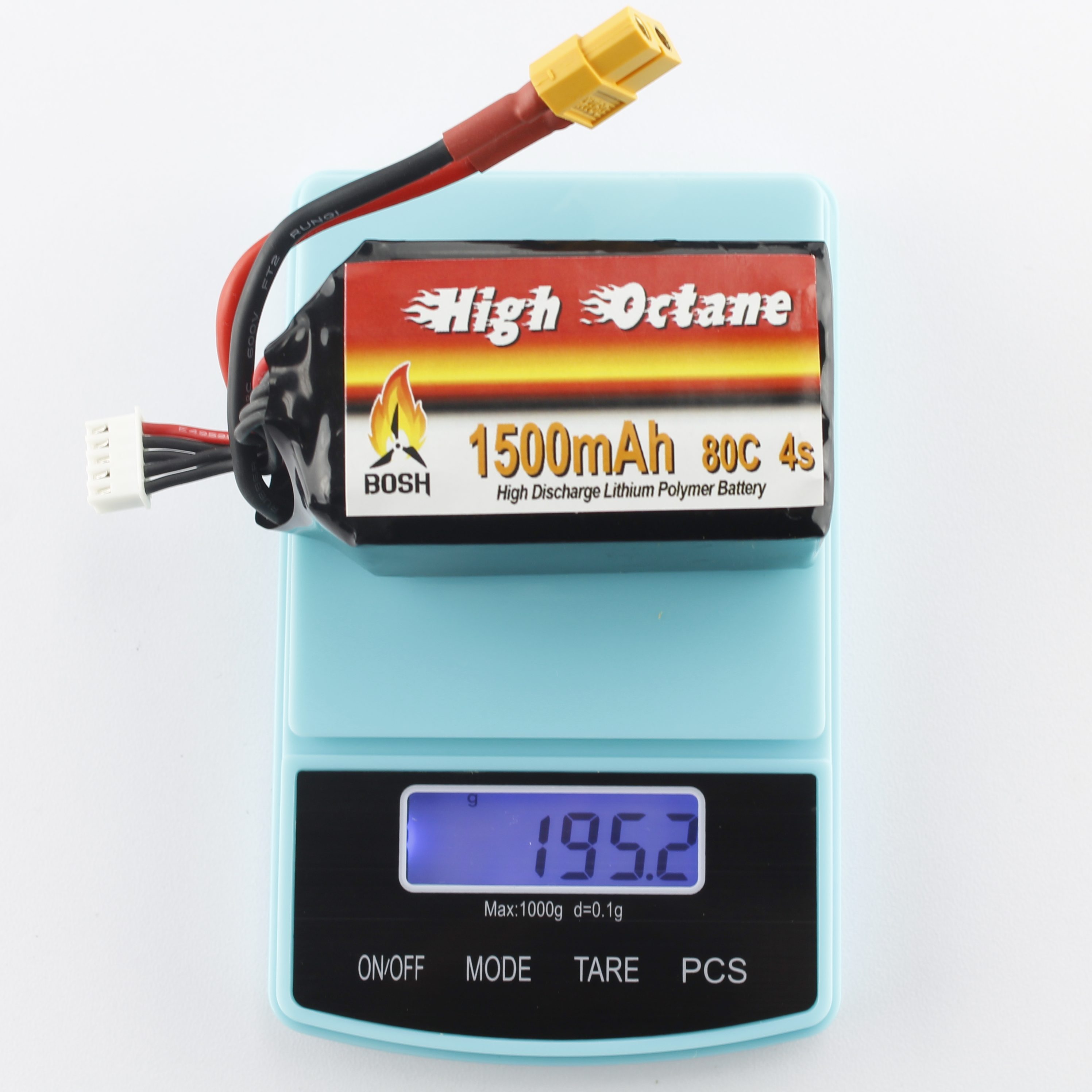 Bosh High Octane 4s 1500mAh LiPo Mini Quad Battery MyFPV
