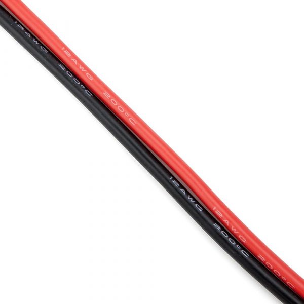Silicone Wire 12awg 2 Feet Red and Black - Image 2