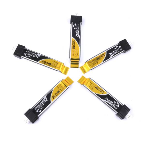Tattu 220mAh 3.7V 45C 1S Lipo Battery Pack For Whoop Class (Pick your Connector) - Image 3