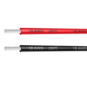Silicone Wire 18awg 2 Feet Red & Black 1 -