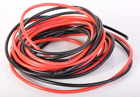 Silicone Wire 16awg 2 Feet Red & Black 1 -