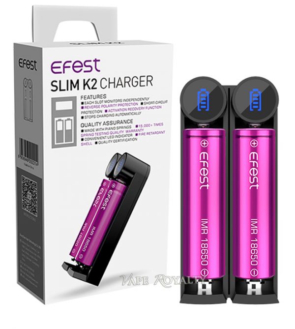 Efest Slim K2 Smart Battery Charger