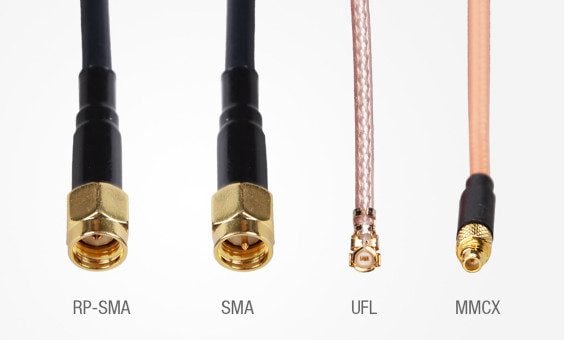 FPV Antenna Connector types
