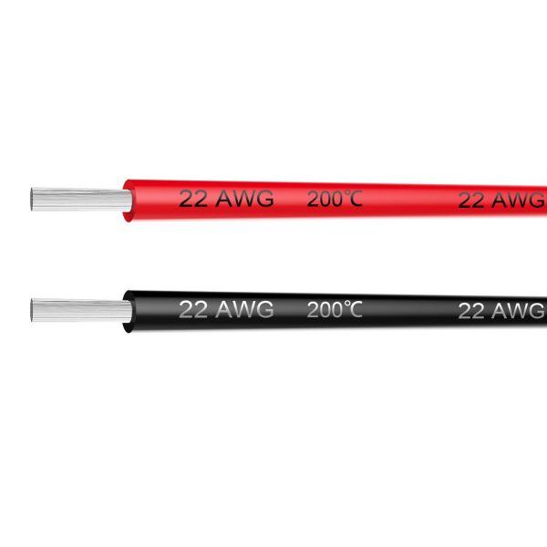 Silicone Wire 22awg 2 Feet Red & Black - Image 2