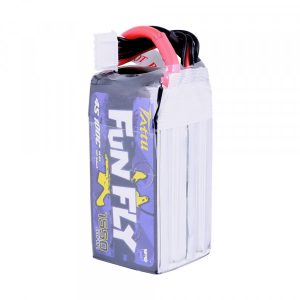 Tattu FunFly 1550mAh 100C 14.8V 4S1P lipo battery pack with XT60 Plug for Practice