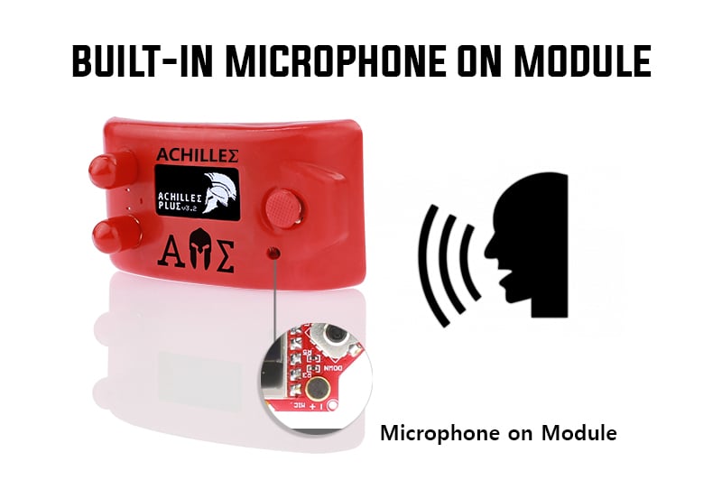 Achilles built-in microphone