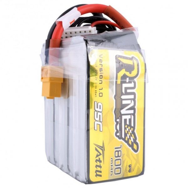 Tattu R-Line 1800mah 6S 95C 22.2V Lipo Battery