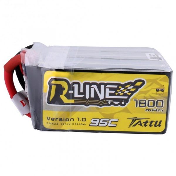 Tattu R-Line 1800mah 6S 95C 22.2V Lipo Battery