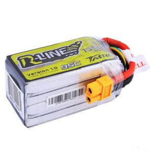 Tattu R-Line 1550mah 4S 95C Lipo Battery with XT60 Plug for FPV Racing drones