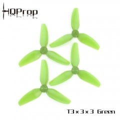 HQProp 3X3X3  Poly Carbonate (M5 or T-Mount) (Light Green - Set of 4)