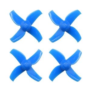 40mm 4-blade Micro Whoop Propellers - Blue