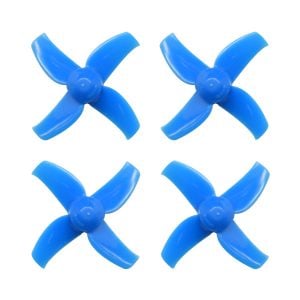 40mm 4-blade Micro Whoop Propellers - Blue