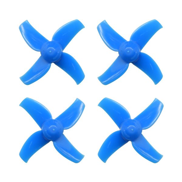 40mm 4-blade Micro Whoop Propellers - Blue