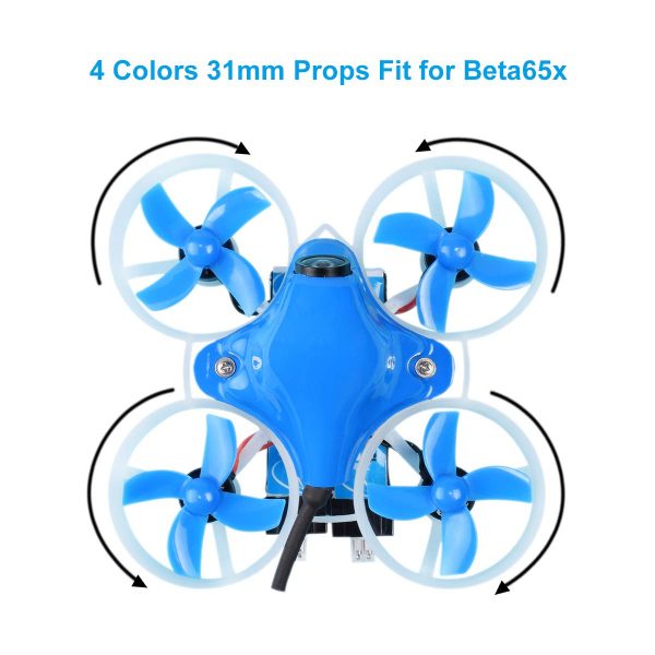 BetaFPV 31mm 4-blade Micro Whoop Propellers (Set of 4) - Pick your Color - Image 2