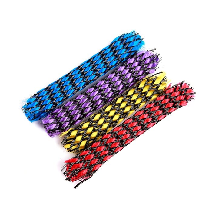 8mm Snakeskin Braided Mesh Sleeve For ESC & Motor Wire - Choose Your Color  (2 Feet)