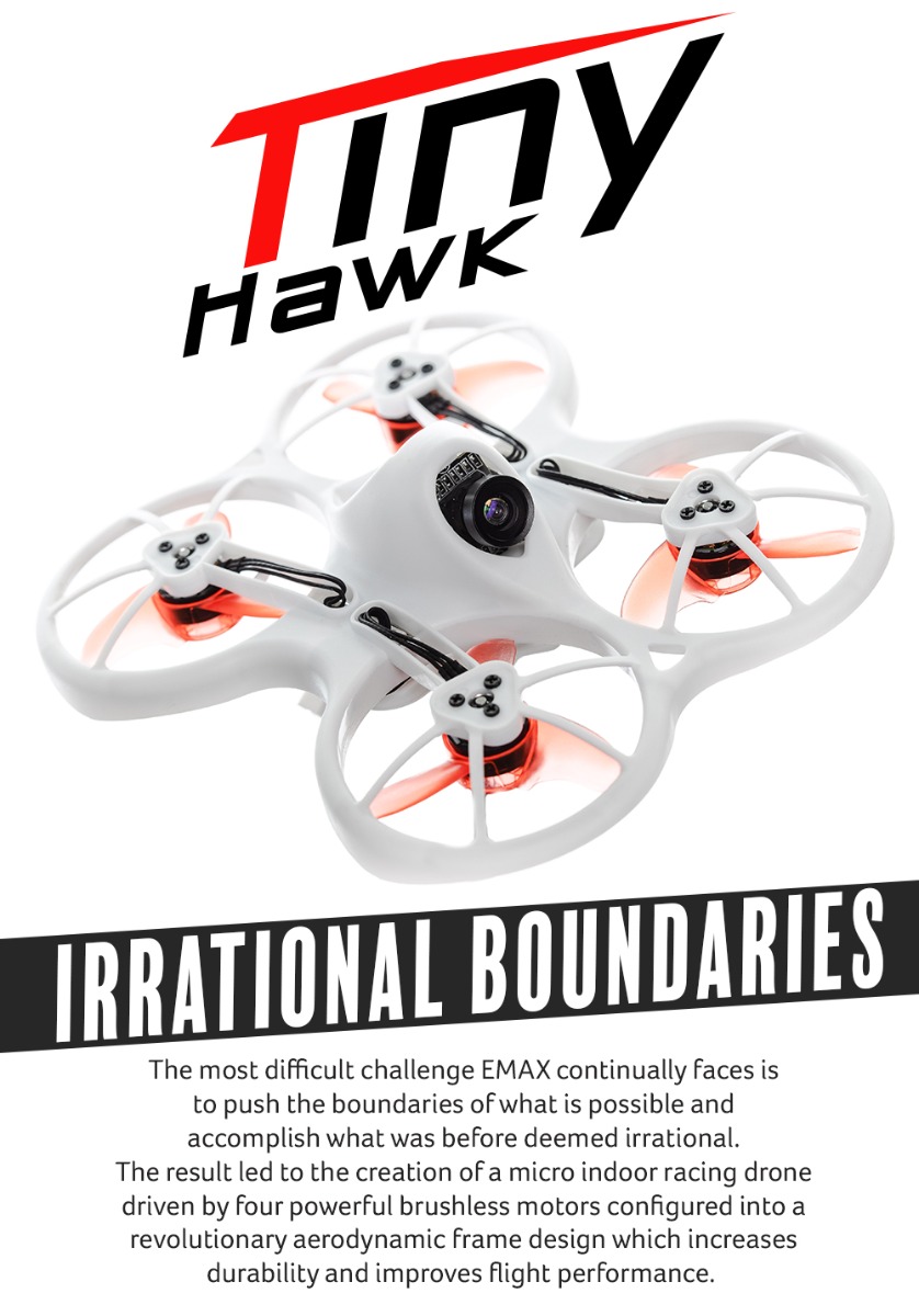 Emax Tinyhawk Indoor FPV Racing Drone - BNF 26 - Emax