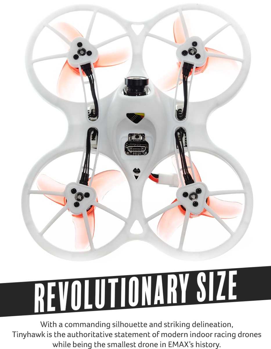 Emax Tinyhawk Indoor FPV Racing Drone - BNF 17 - Emax