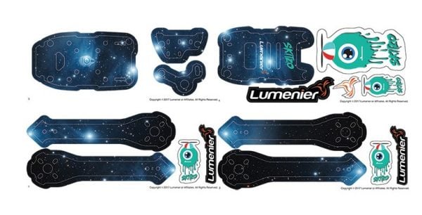 SKITZO Dark Matter Frame Sticker Set - Andromeda 1 - Lumenier