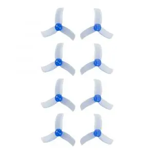 Gemfan Hulkie Clear Blue 2040 Durable 3 Blade Set of 8  (4CW + 4CCW)