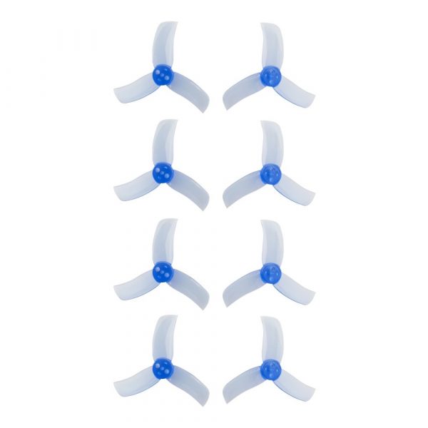 Gemfan Hulkie Clear Blue 2040 Durable 3 Blade Set of 8  (4CW + 4CCW)