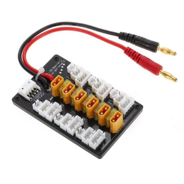 XT30 Plug Li-Po Battery Parallel Charging Board with Cable Adapters - Image 4