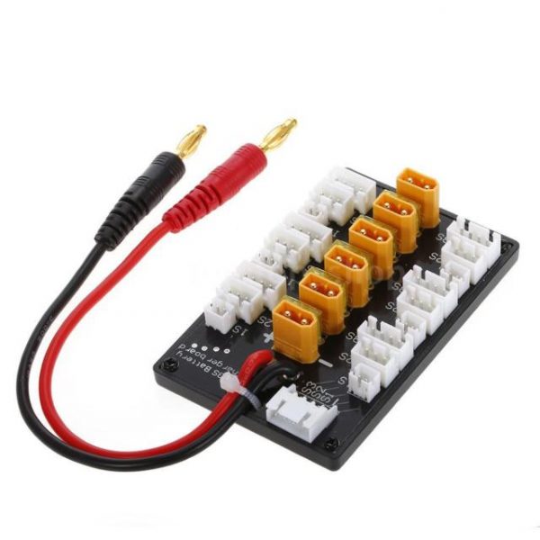 XT30 Plug Li-Po Battery Parallel Charging Board with Cable Adapters - Image 5