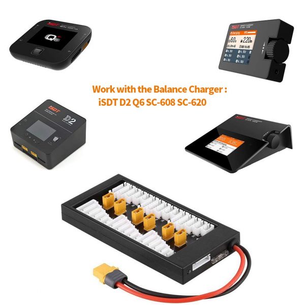 XT30 2S-6S 40A Lipo Battery Parallel Balance Charging Board 5 -