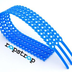 RAPSTRAP Reusable Cable Ties 3 Pieces (300MM X 10MM) - BLUE