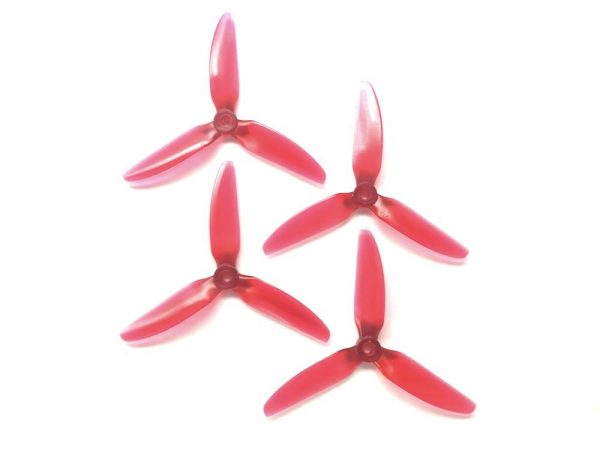 HQProp DP 4X4.3X3V1S - 4" Props - (Light Red - Set of 4)