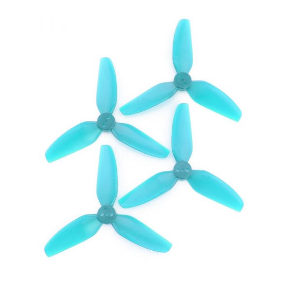 HQProp DP T2.5X2.5X3 PC Propeller - (Set of 4 - Light Blue)