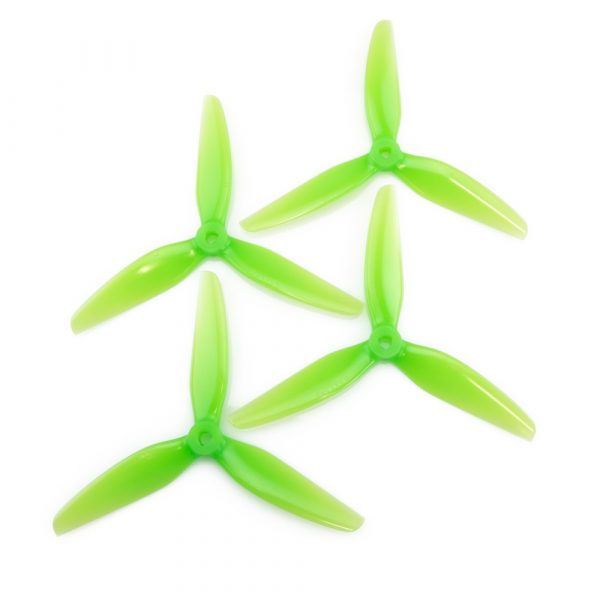 HQProp DP 5X4X3V1S - 5" Props - (Light Green - Set of 4) 1 - HQProp