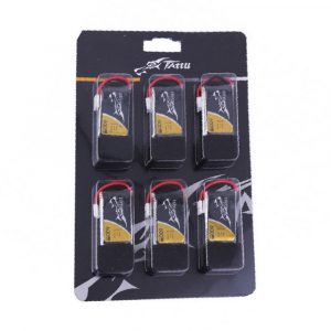 Tattu 25C 1S 3.7 v 600mah Lipo Battery Pack with Molex Plug (6 pack) 3 - Tattu