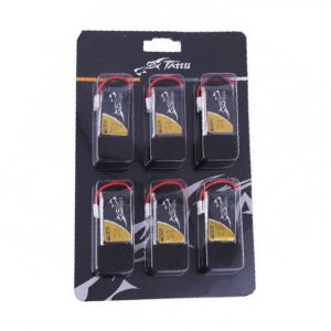 Tattu 25C 1S 3.7 v 600mah Lipo Battery Pack with Molex Plug (6 pack) 7 - Tattu