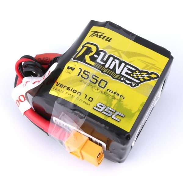 Tattu R-Line 1550mAh 95C 4S1P Square LiPo Battery - Image 4