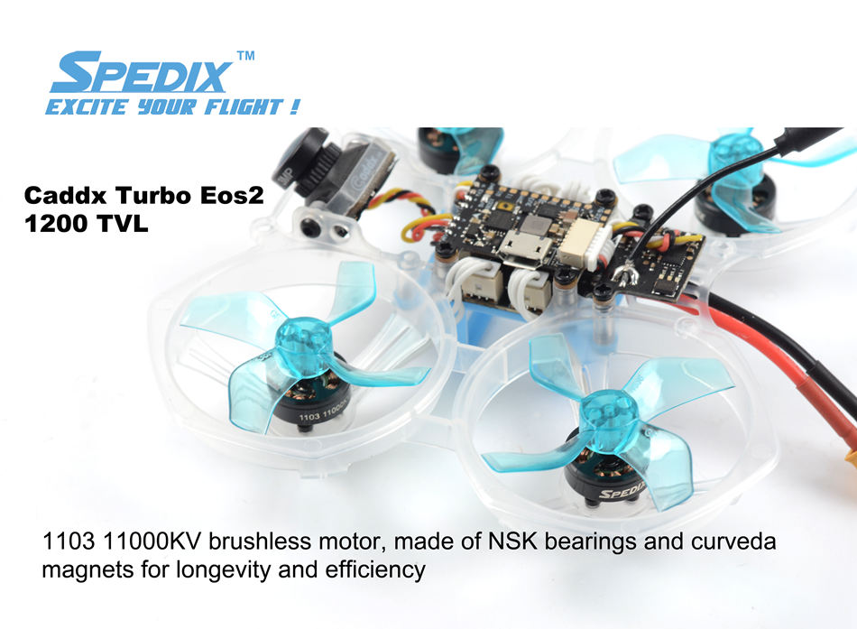 Spedix Rex 80mm Micro Brushless FPV Drone PNP 6 - Spedix