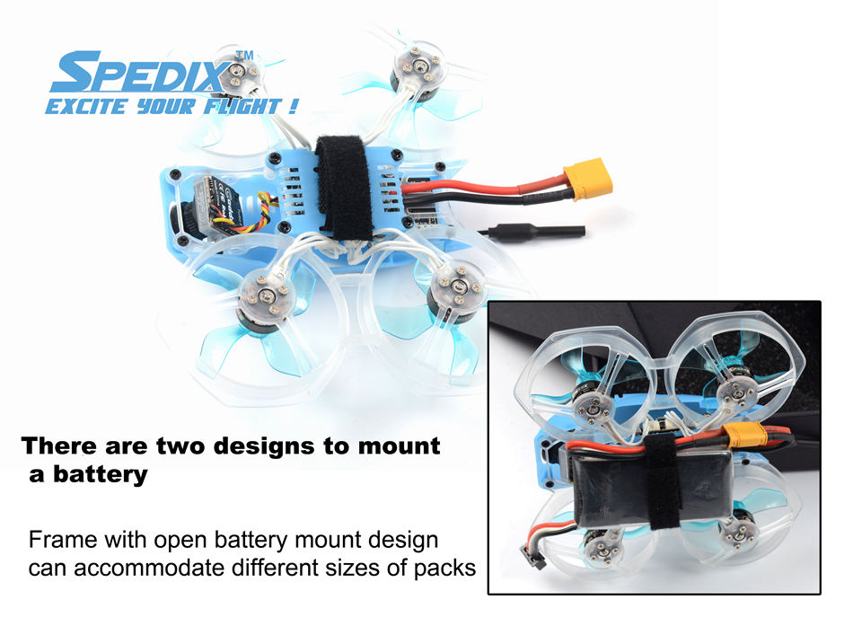 Spedix Rex 80mm Micro Brushless FPV Drone PNP 9 - Spedix