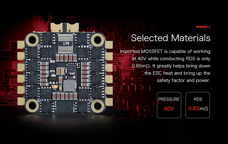 T-Motor F55A PROII • F3 6S 32-bit 4in1 ESC 2 - T-Motor