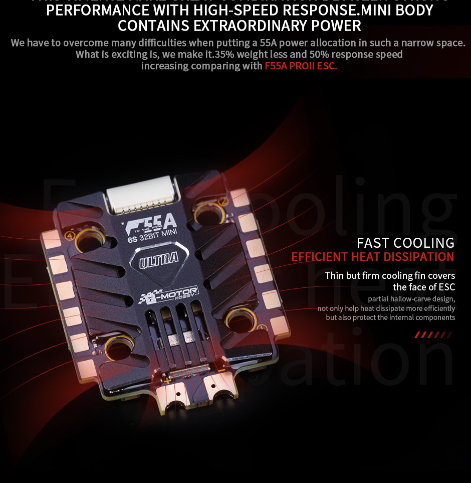 T-Motor Ultra F55A MINI 6S 4IN1 ESC 10 - T-Motor