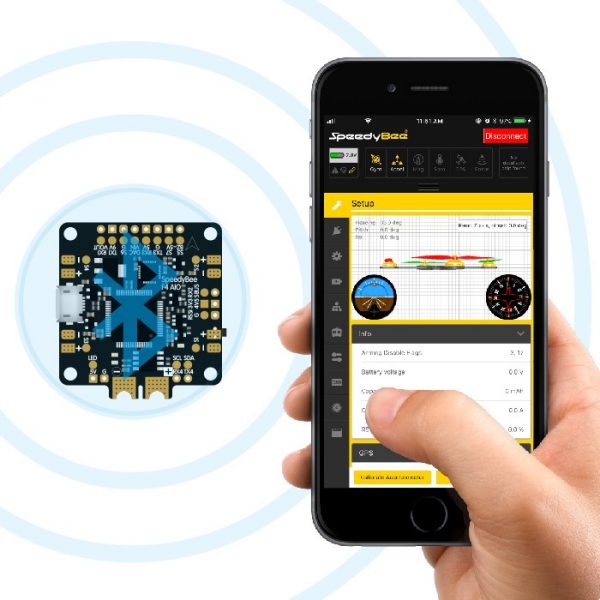 SpeedyBee F4 AIO Flight Controller w/ Bluetooth 4 - Speedybee