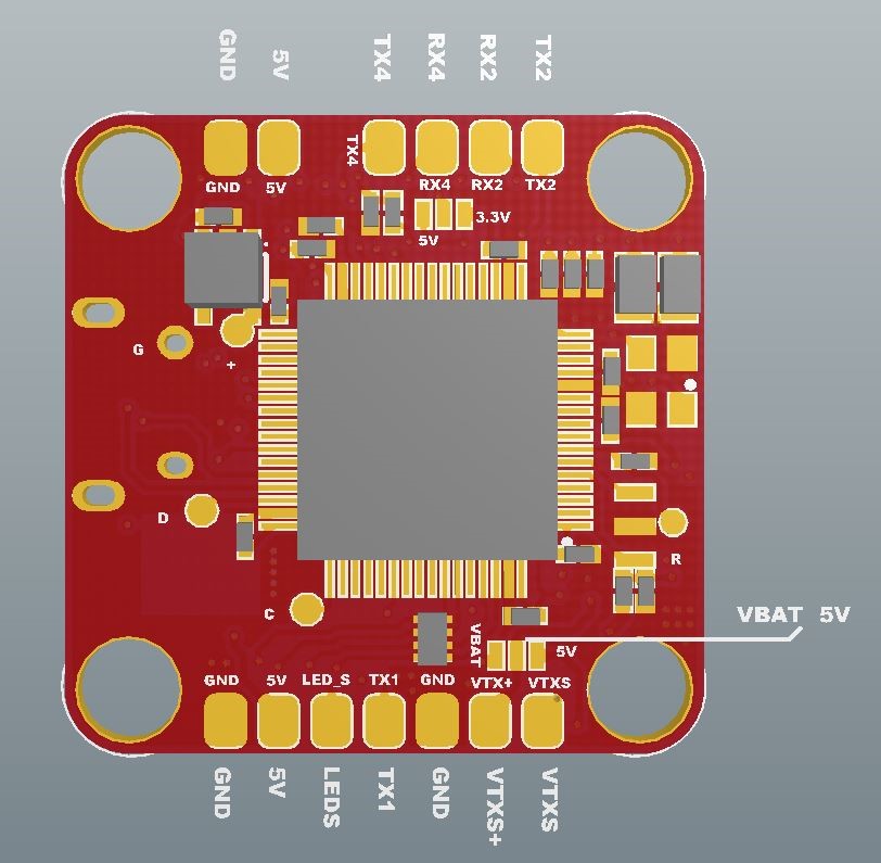 Talon F7 BB 20X20 (2-8s) Flight Controller 15