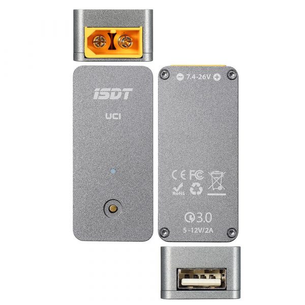 iSDT UC1 DC to USB 18W 2A Mini USB Quick Charger - Image 3