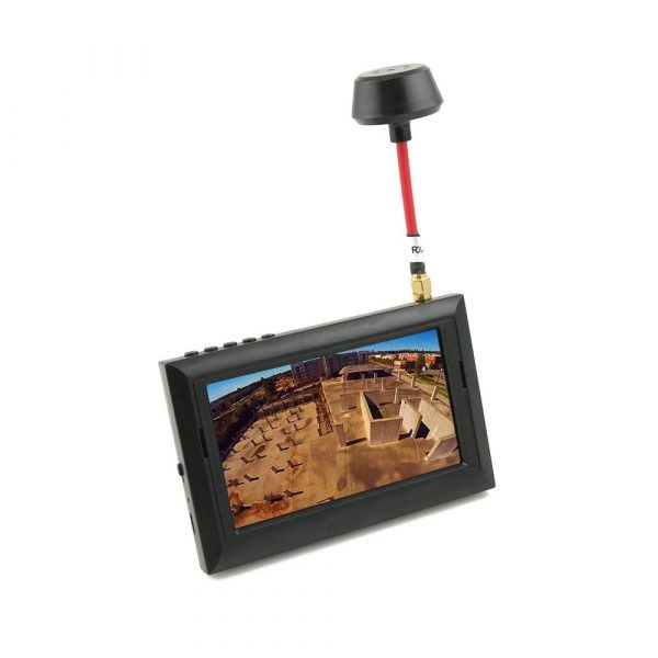 4.3" LM403 LCD FPV Monitor with 5.8GHz 32CH (Raceband) Receiver 6 -