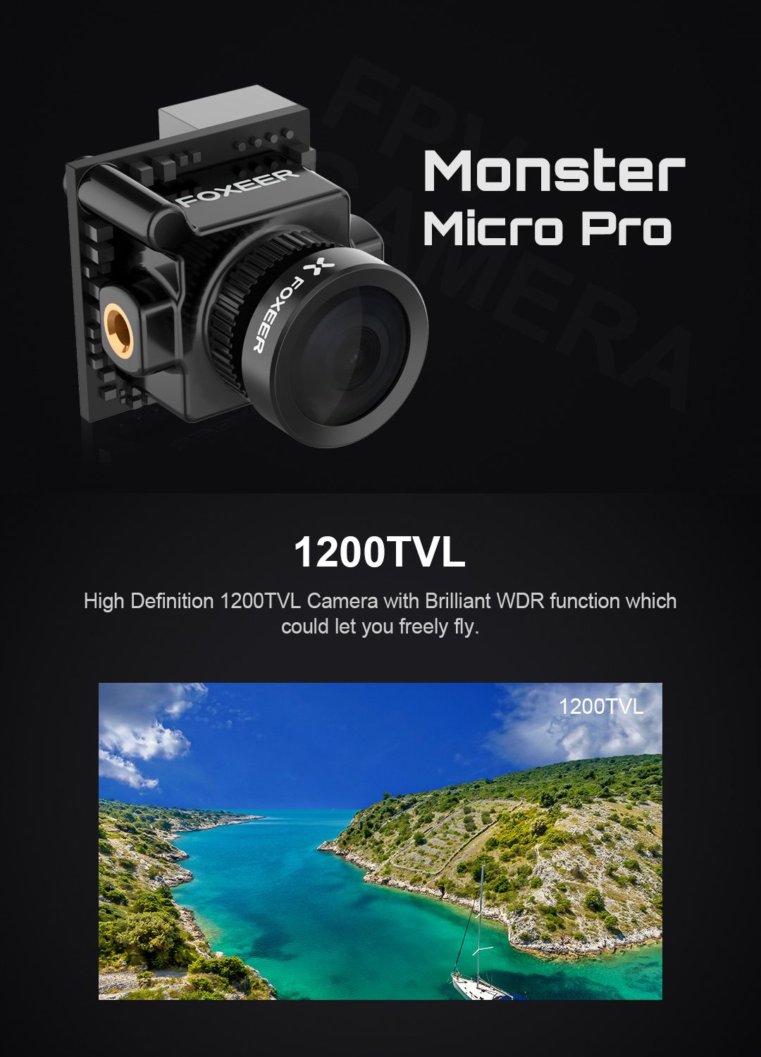Foxeer Monster Micro Pro WDR FPV Camera (Pick Your Color) 4 - Foxeer