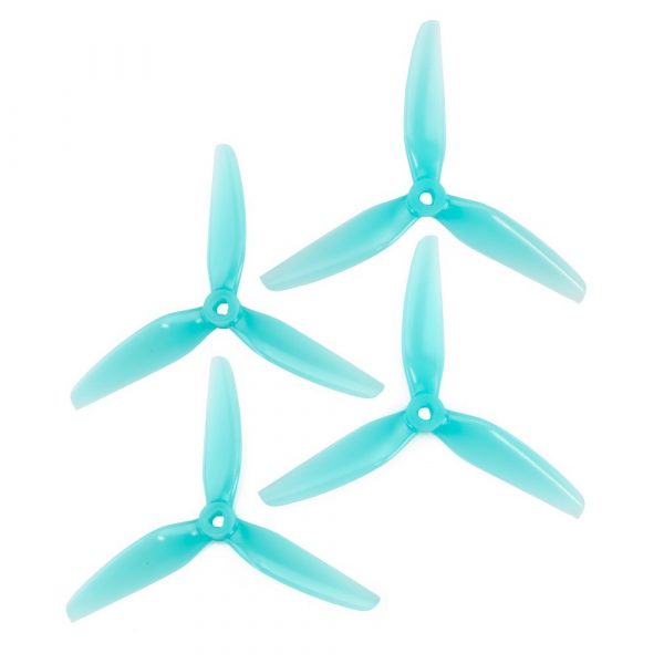 HQProp DP 5.1X4.1X3 Propeller - Light Blue (Full Set of 4) POPO 1
