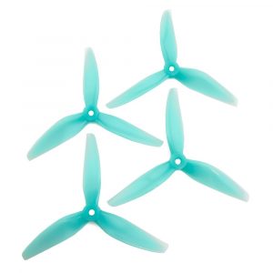 HQProp DP 5.1X5.1X3 PC Propeller - Light Blue (Full Set of 4)